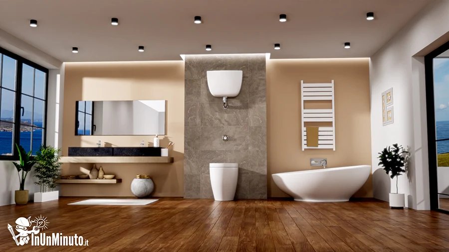rendering 3D bagno spot video sifone 02