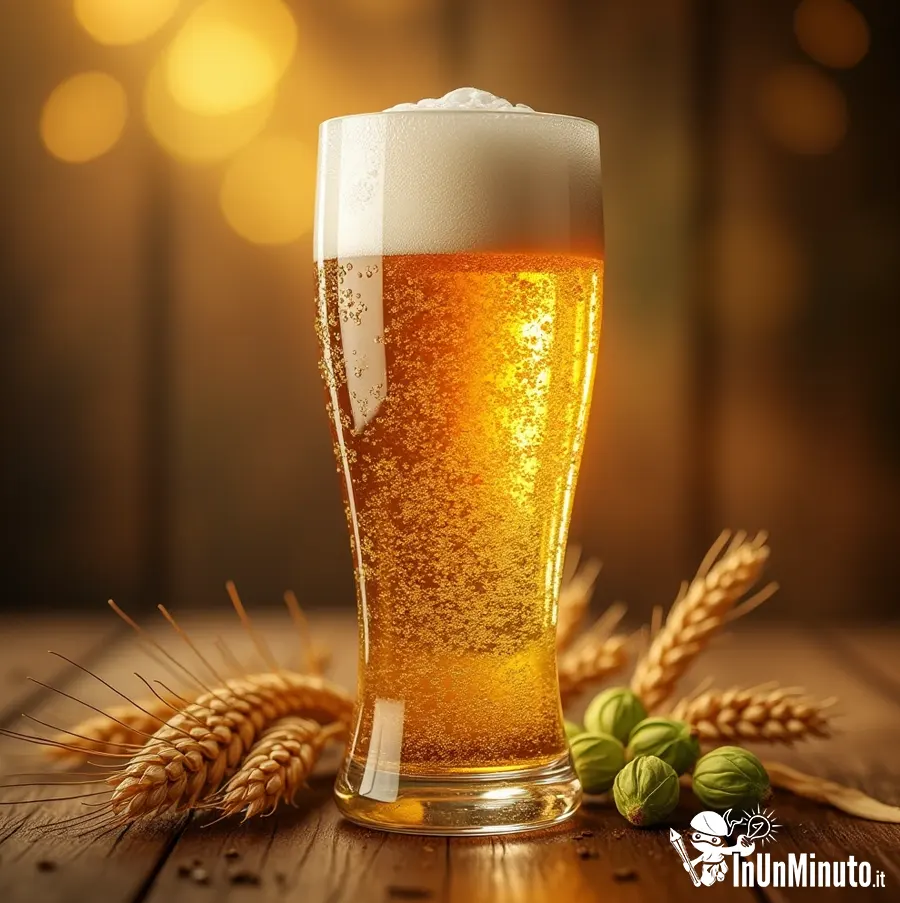 immagine 3D iper-realistica e accattivante per una campagna pubblicitaria di birra fresca