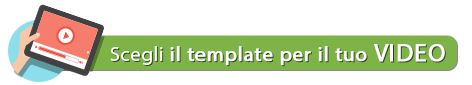 scegli il template per il tuo video