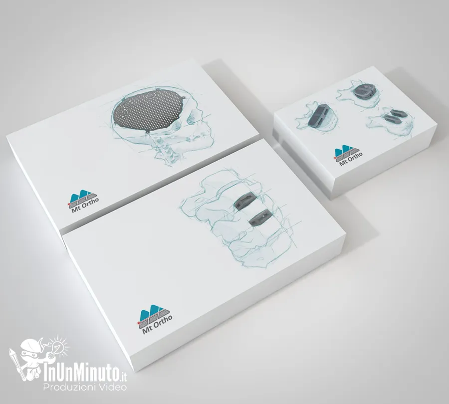 packaging scatole protesi in titanio trabecolato