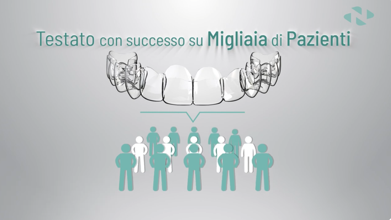 Video Promozionale Allineatori Ortodontici con animazioni 3D