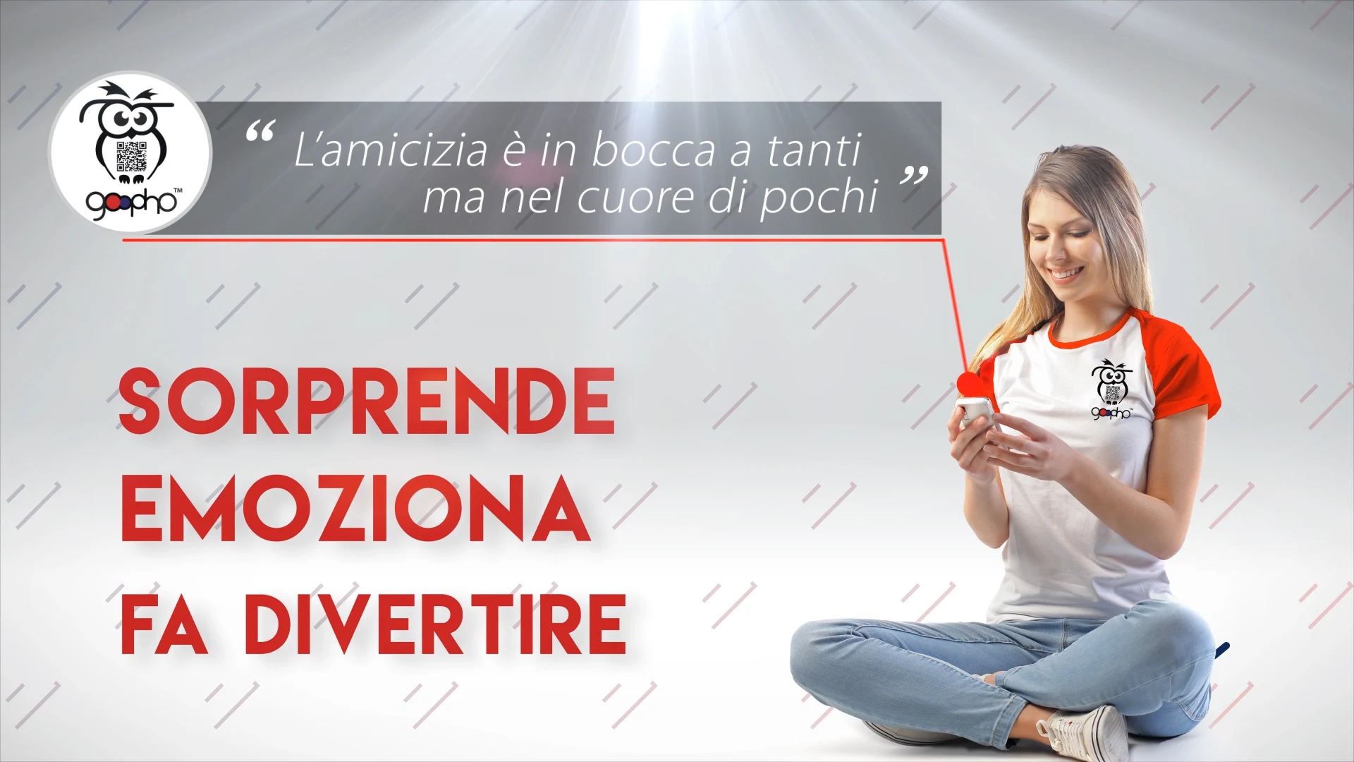 Video Promozionale maglietta con QR Code personalizzabile